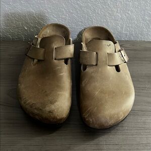 Birkenstock Tan Loafers Slip-Ons Comfort